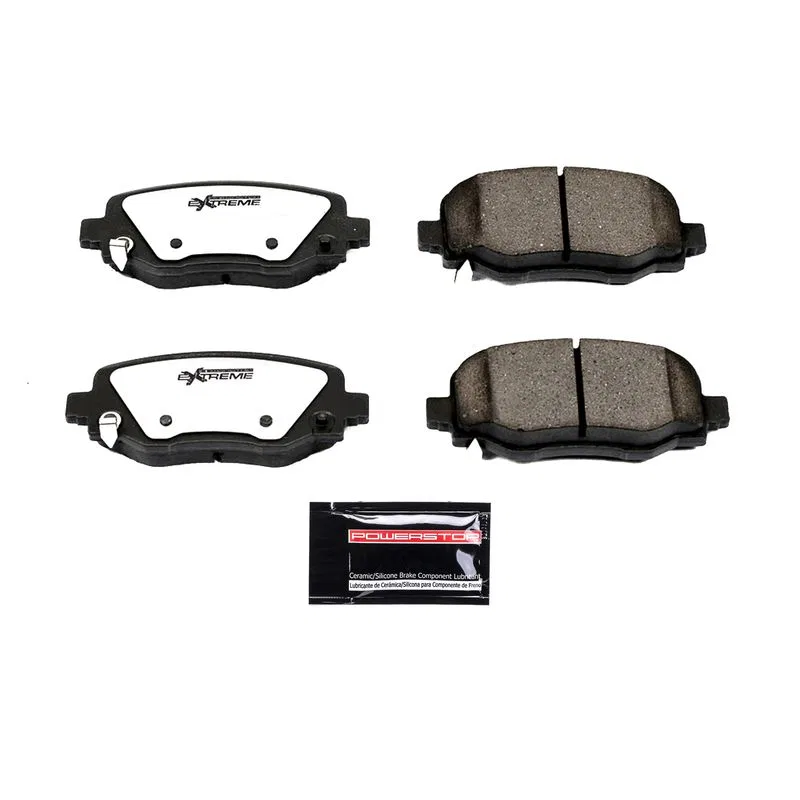 Z36-1734 – POWERSTOP Brake Pad, FMSI Number D1734 Carbon-Fiber Ceramic Brake Pads Set Of 4 With Premium Stainless Ste...
